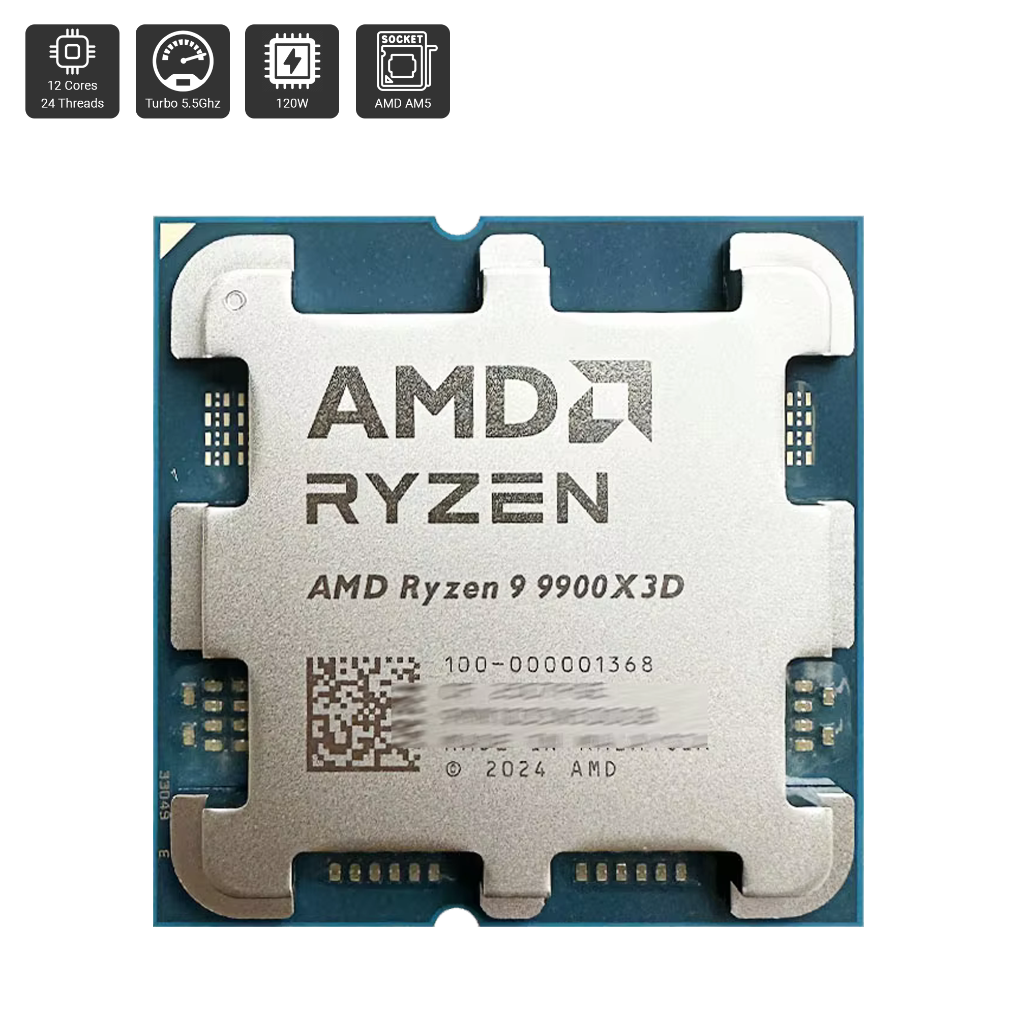 Ryzen™ 9 9900X3D - TK Computer KH, Cambodia