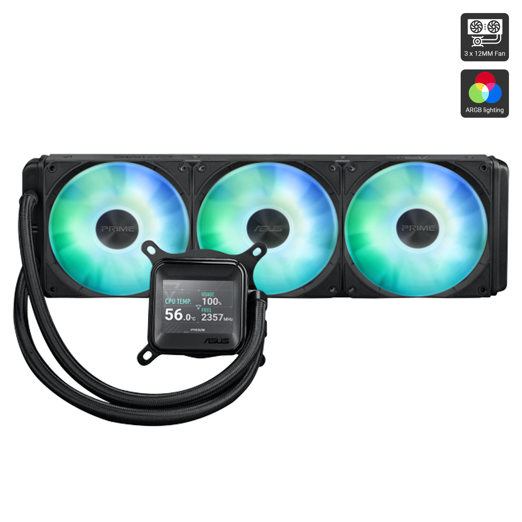 Prime LC 360 ARGB LCD - TK Computer KH, Cambodia