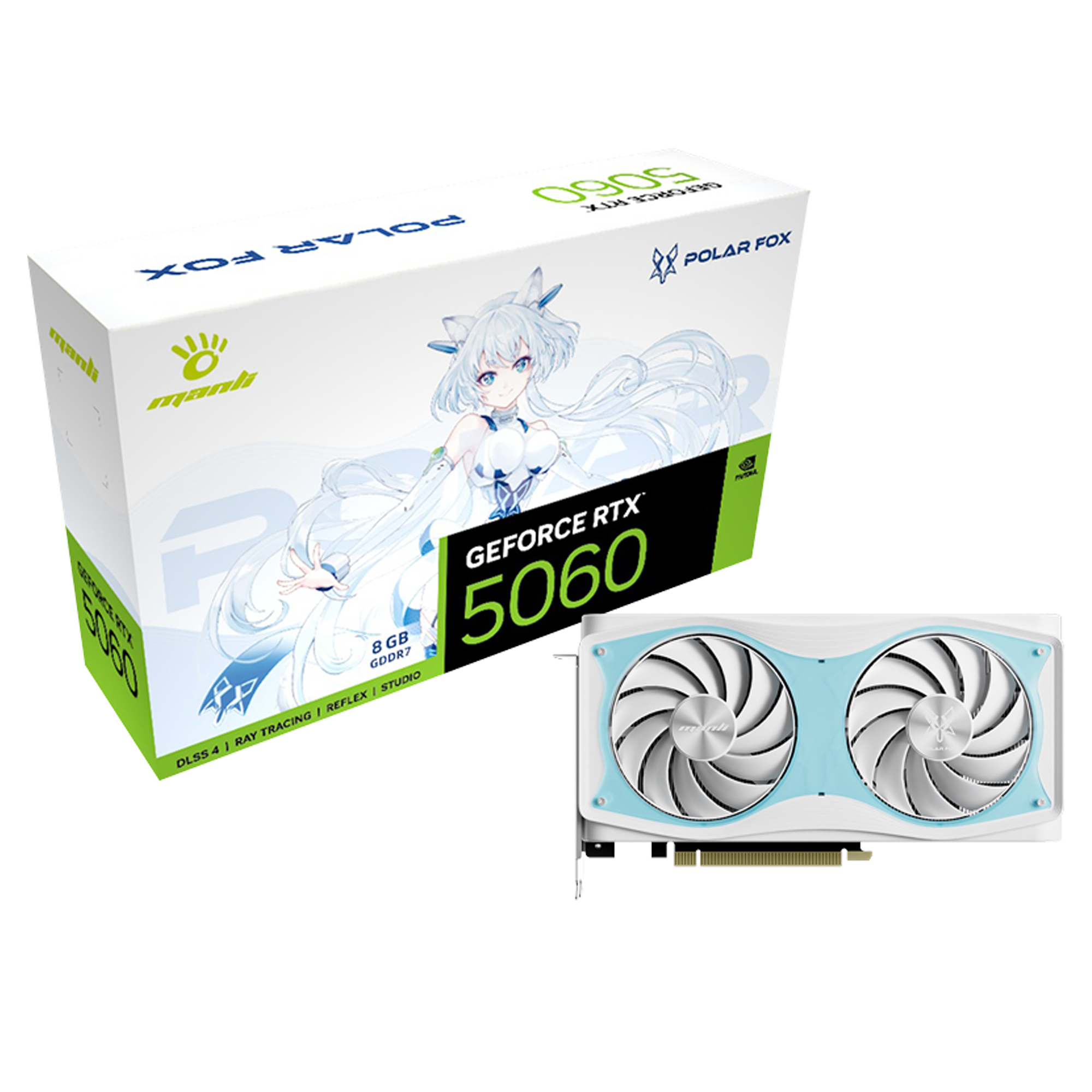 GeForce RTX™ 5060 Polar Fox 8G GDDR7 - TK Computer KH, Cambodia