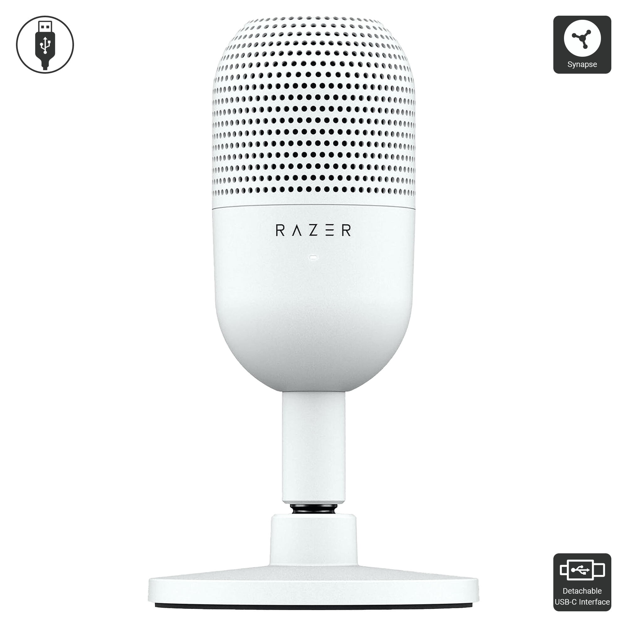 配信機器・PA機器・レコーディング機器 Razer Seiren V3 Min White Amazon.co.jp: Razer レイザー Seiren V3 Mini White
